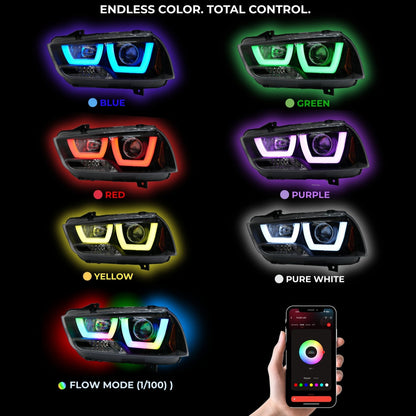 Dodge Charger Flow Series DRL Boards (for 2011 - 2014 Spec - D Headlights) - Speedlogix