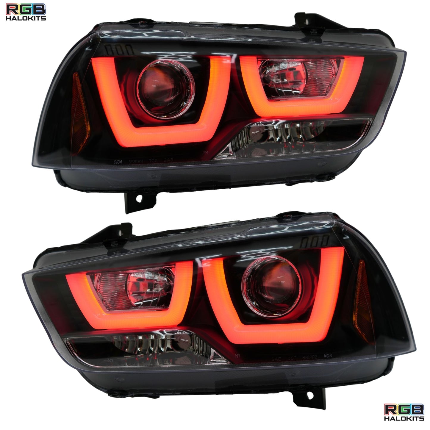 Dodge Charger Flow Series DRL Boards (for 2011 - 2014 Spec - D Headlights) - Speedlogix