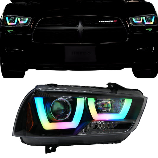 Dodge Charger Flow Series DRL Boards (for 2011 - 2014 Spec - D Headlights) - Speedlogix