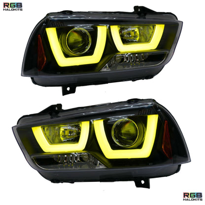 Dodge Charger Flow Series DRL Boards (for 2011 - 2014 Spec - D Headlights) - Speedlogix
