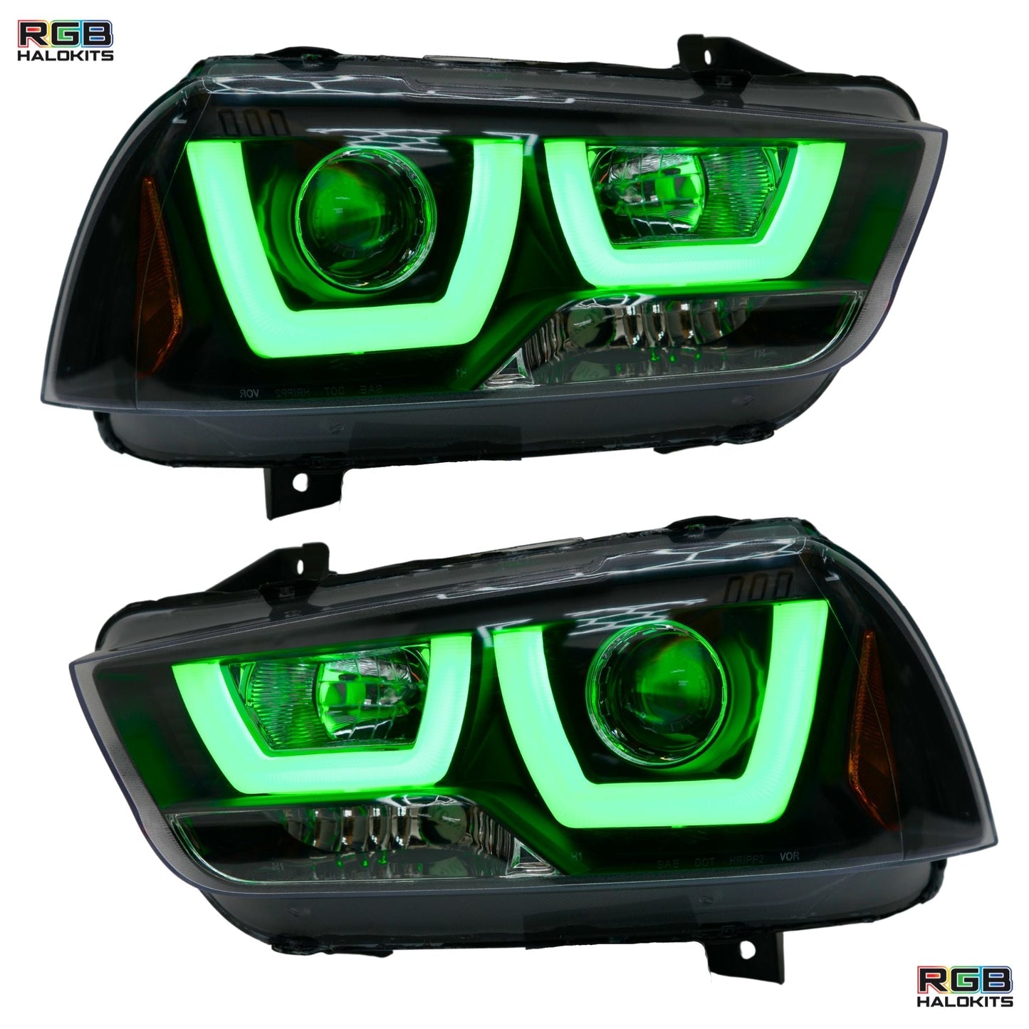 Dodge Charger Flow Series DRL Boards (for 2011 - 2014 Spec - D Headlights) - Speedlogix
