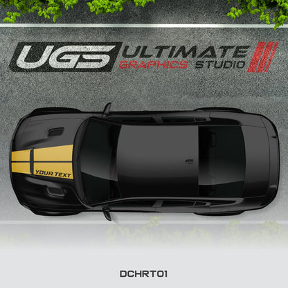 Dodge Charger Hood Graphics Custom Text - Speedlogix
