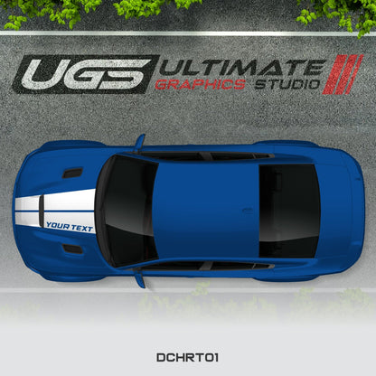 Dodge Charger Hood Graphics Custom Text - Speedlogix