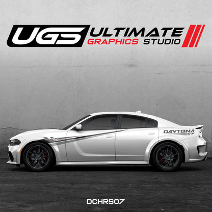 Dodge Charger Side Graphics 2 Color Daytona - Speedlogix