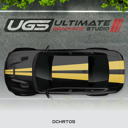 Dodge Charger Top 2 Stripes 1 Color - Speedlogix