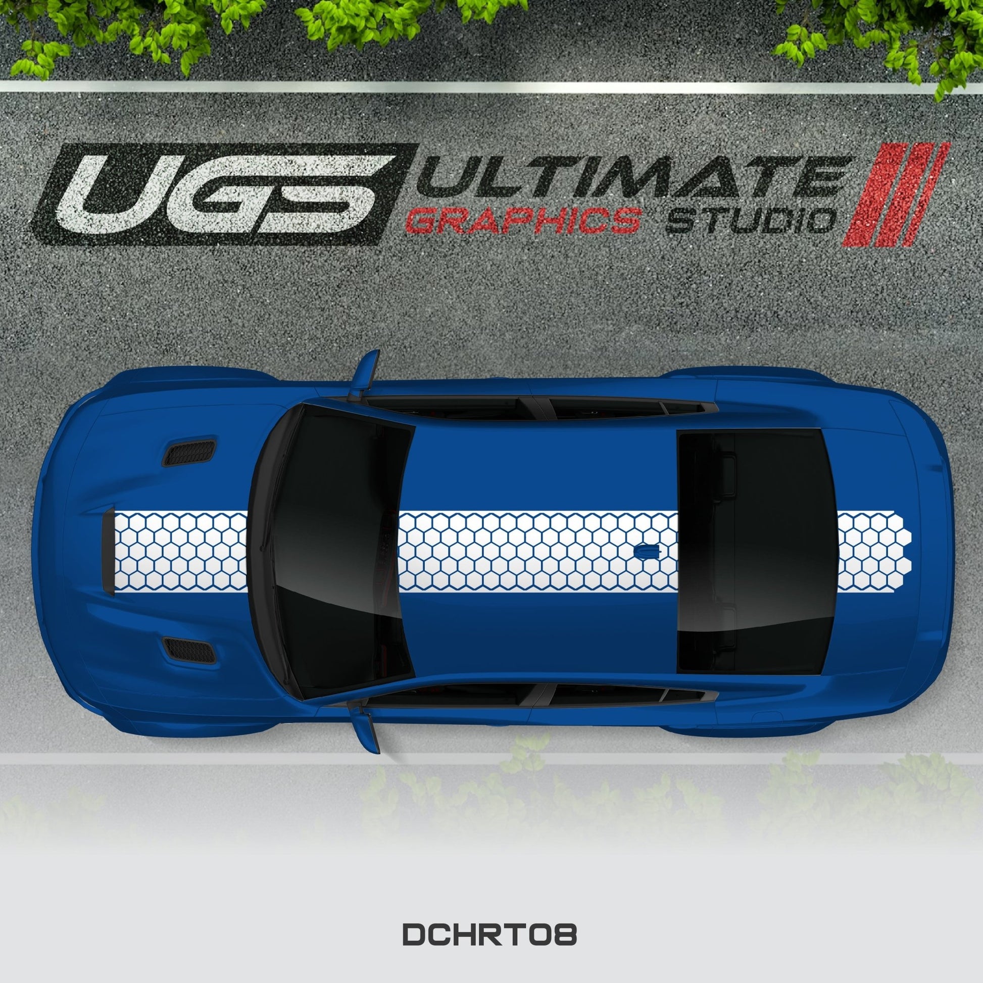 Dodge Charger Top Honeycomb Stripe - Speedlogix