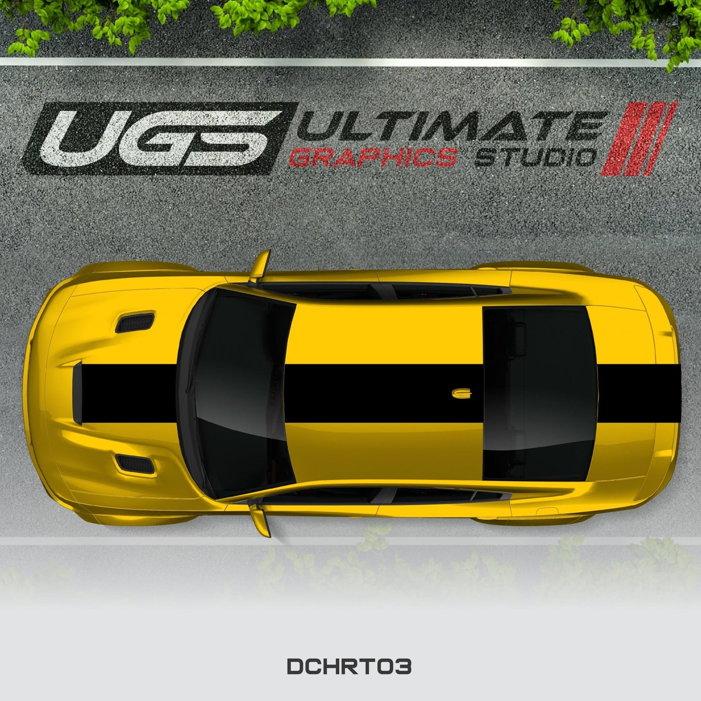 Dodge Charger Top Single Graphics - Speedlogix