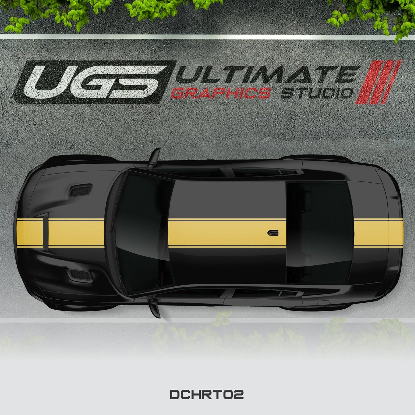 Dodge Charger Top Single Stripe 1 Color - Speedlogix