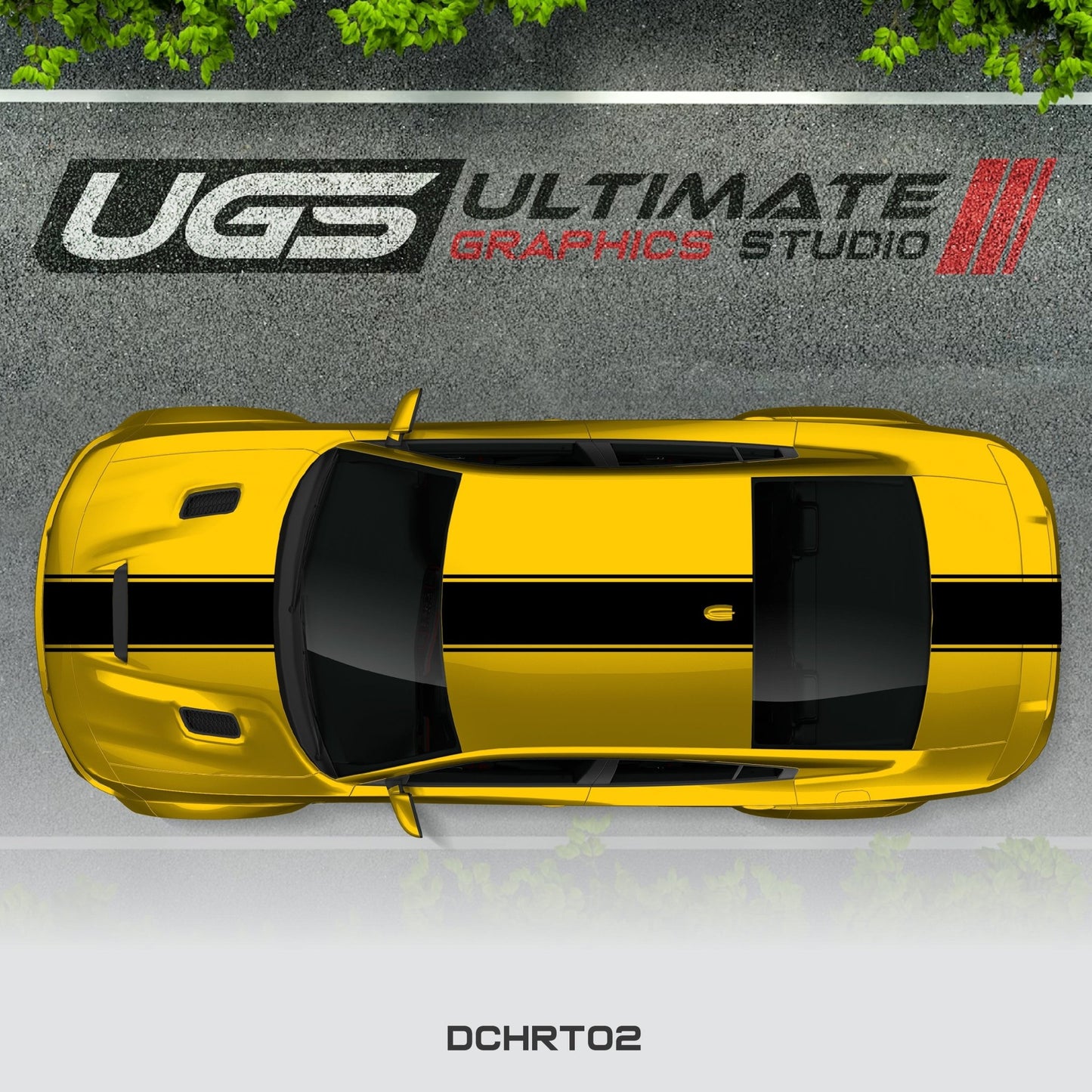 Dodge Charger Top Single Stripe 1 Color - Speedlogix