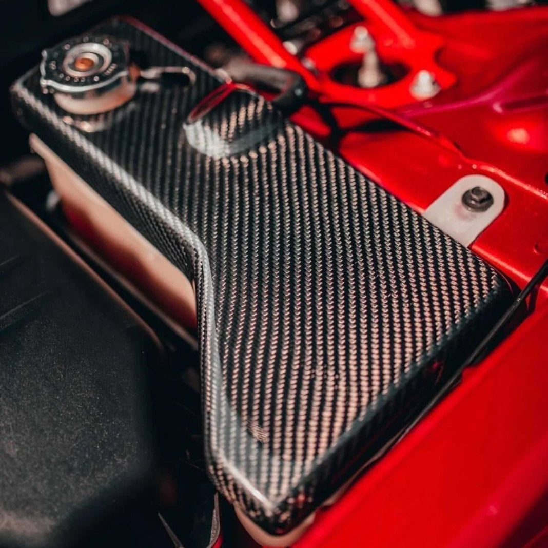 Dodge Chrysler 300 / Charger / Challenger (2015-2023) - Carbon Fiber / Forged Carbon Coolant Tank Cover