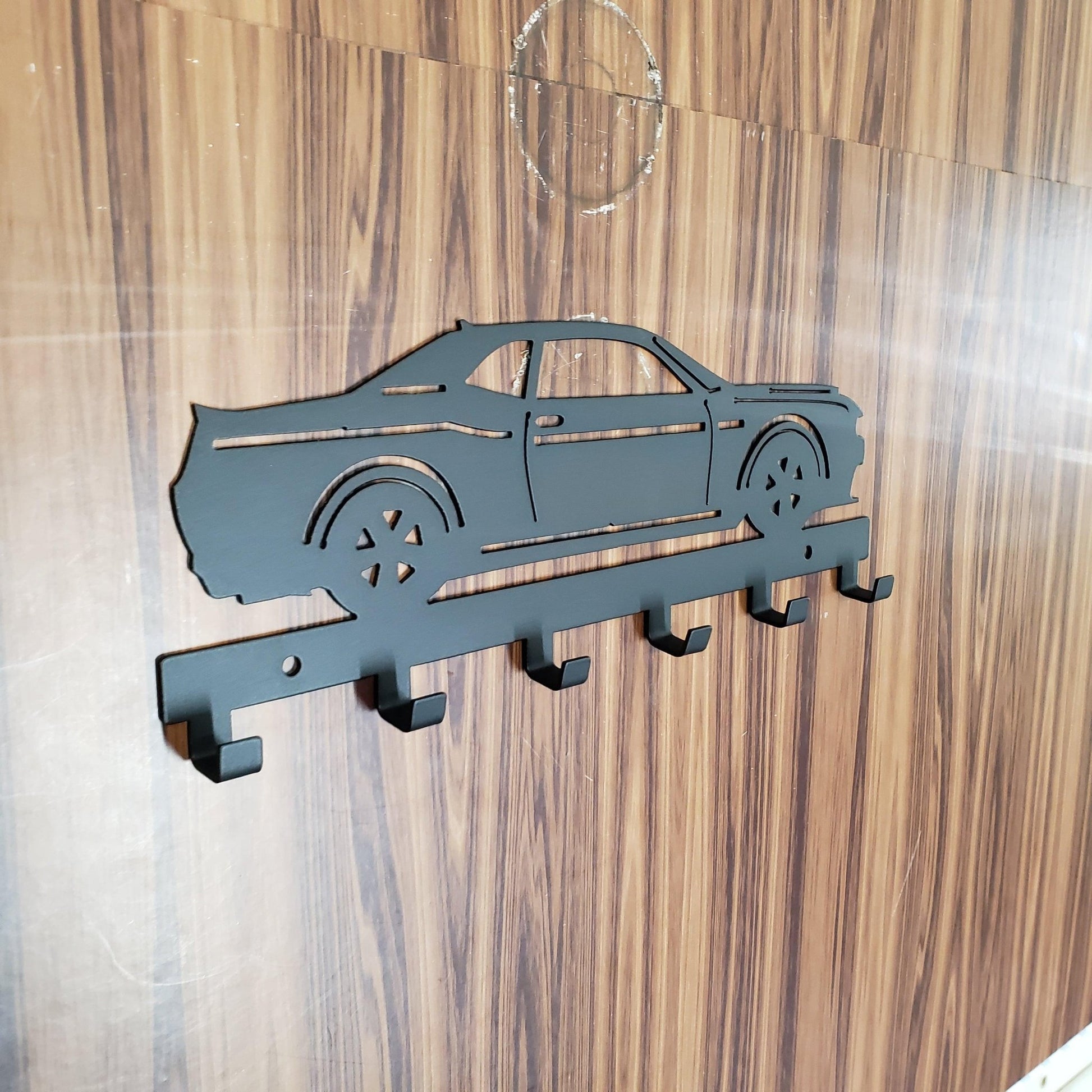 Dodge Demon Challenger Keychain Rack – Steel Wall Mounted Muscle Car Organizer - Speedlogix