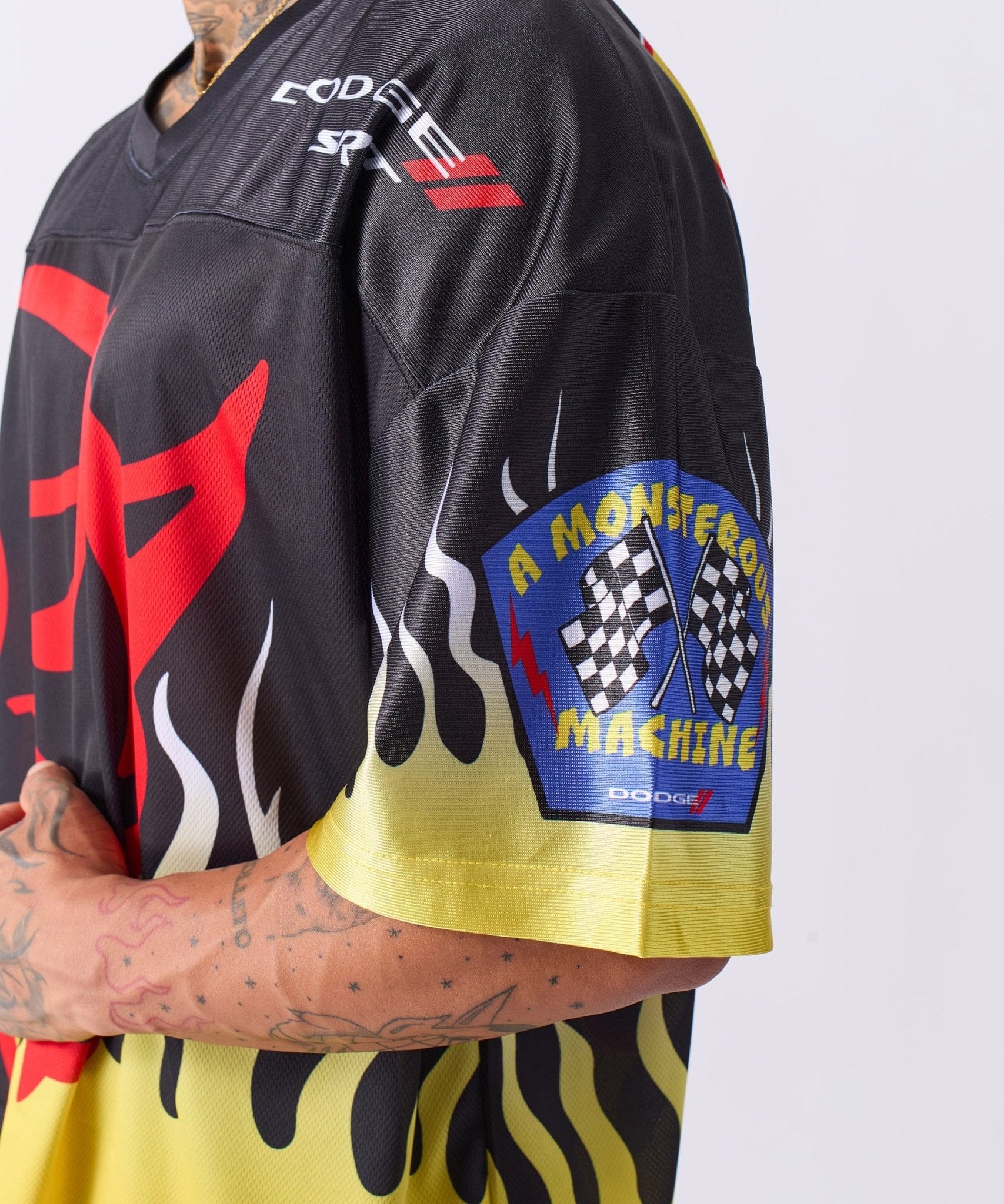 Dodge Demon Football Jersey - Black - Speedlogix