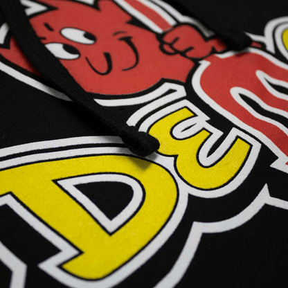 Dodge Demon Vintage Logo Hoodie Sweatshirt - Black - Speedlogix