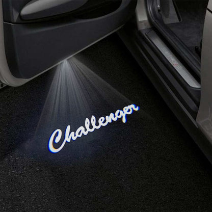 Dodge Challenger 3rd Gen Premium Door Puddle Lights Multiple Designs 2008-2023