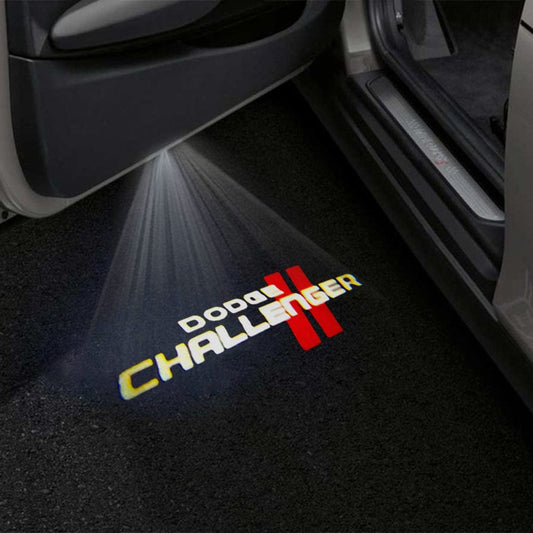 Dodge Challenger 3rd Gen Premium Door Puddle Lights Multiple Designs 2008-2023