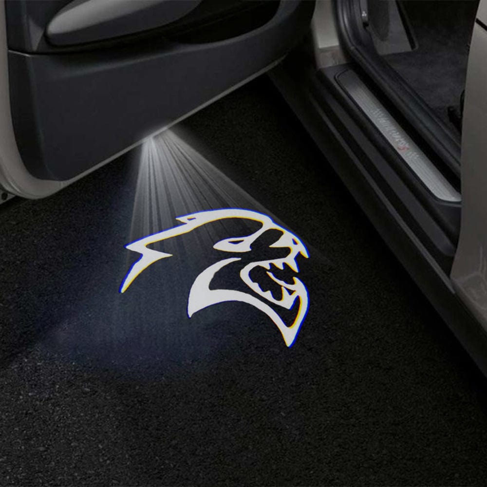 Dodge Challenger 3rd Gen Premium Door Puddle Lights Multiple Designs 2008-2023