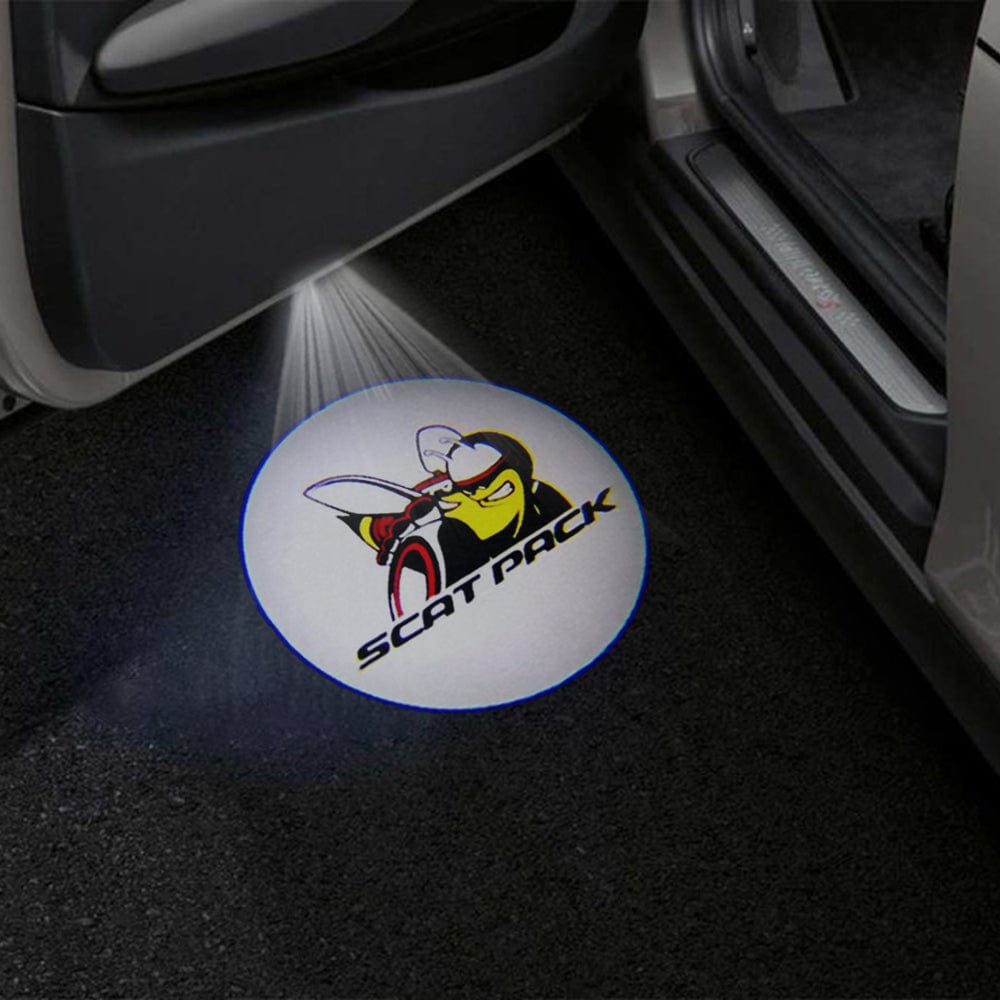 Dodge Challenger 3rd Gen Premium Door Puddle Lights Various Designs 2008-2023