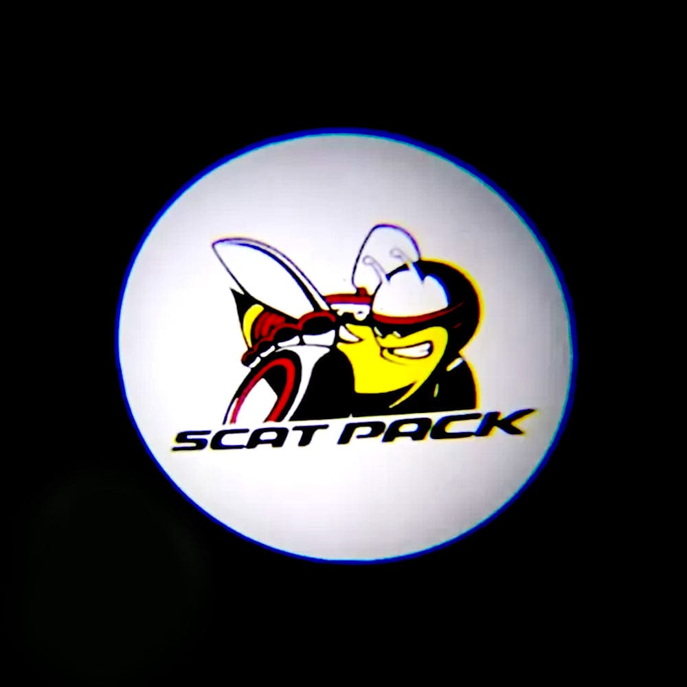 Dodge Challenger 3rd Gen Premium Door Puddle Lights Multiple Designs 2008-2023