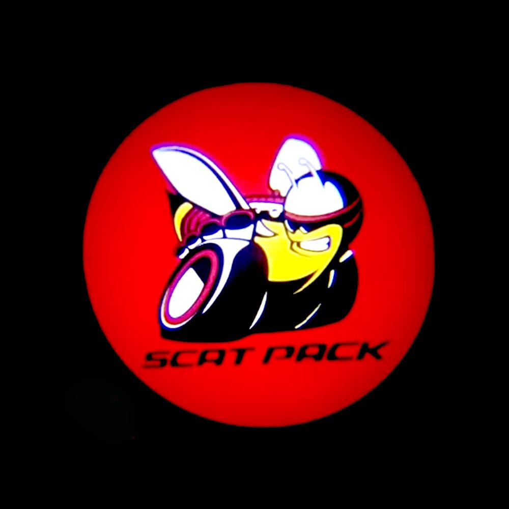 Dodge Challenger 3rd Gen Premium Door Puddle Lights Multiple Designs 2008-2023