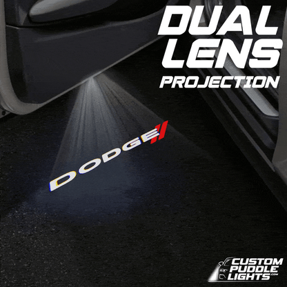 Dodge Charger 6th/7th/8th Gen Dynamic Dual Lens Premium Door Puddle Lights Multiple Designs 2006-2024