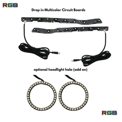 Dodge Durango Multicolor DRL Boards (2014 - 2020) - Speedlogix