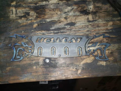 Dodge Hellcat Keychain Rack – Steel Wall Mounted Muscle Car Organizer - Speedlogix