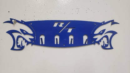 Dodge Hellcat R/T Keychain Rack – Steel Wall Mounted Muscle Car Organizer - Speedlogix
