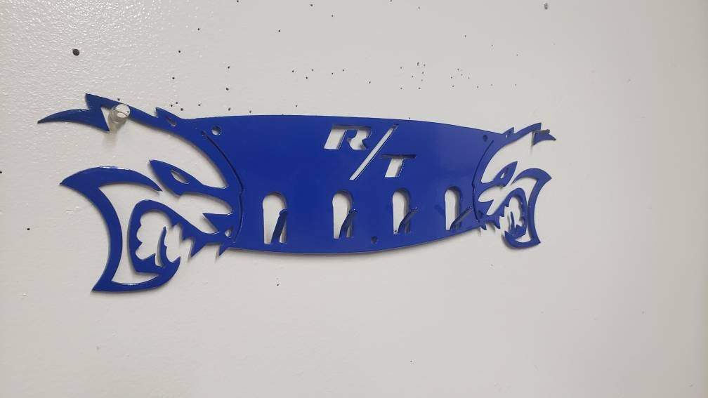 Dodge Hellcat R/T Keychain Rack – Steel Wall Mounted Muscle Car Organizer - Speedlogix