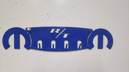 Dodge Mopar R/T Keychain Rack – Steel Wall Mounted Muscle Car Organizer - Speedlogix