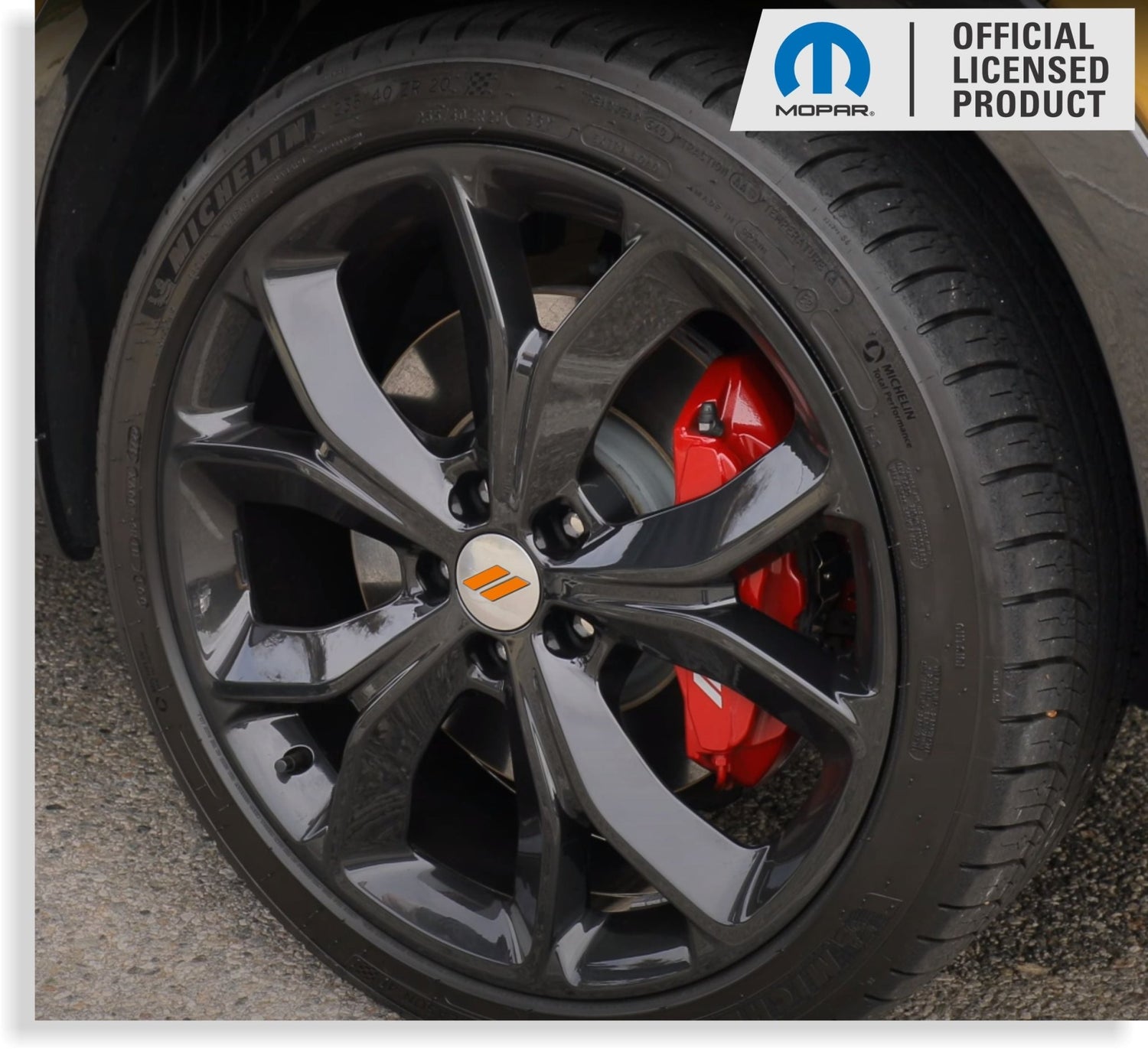 Dodge Rhombus Center Cap Overlay Decals - 23 - 25 Hornet - Speedlogix