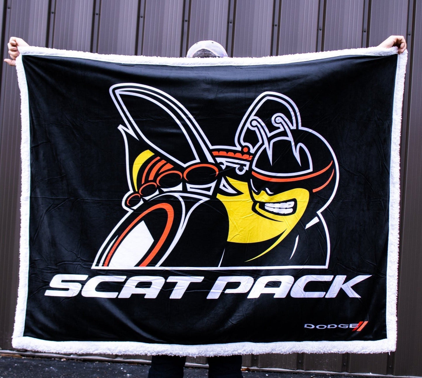 Dodge Scat Pack Sherpa Blanket - Speedlogix