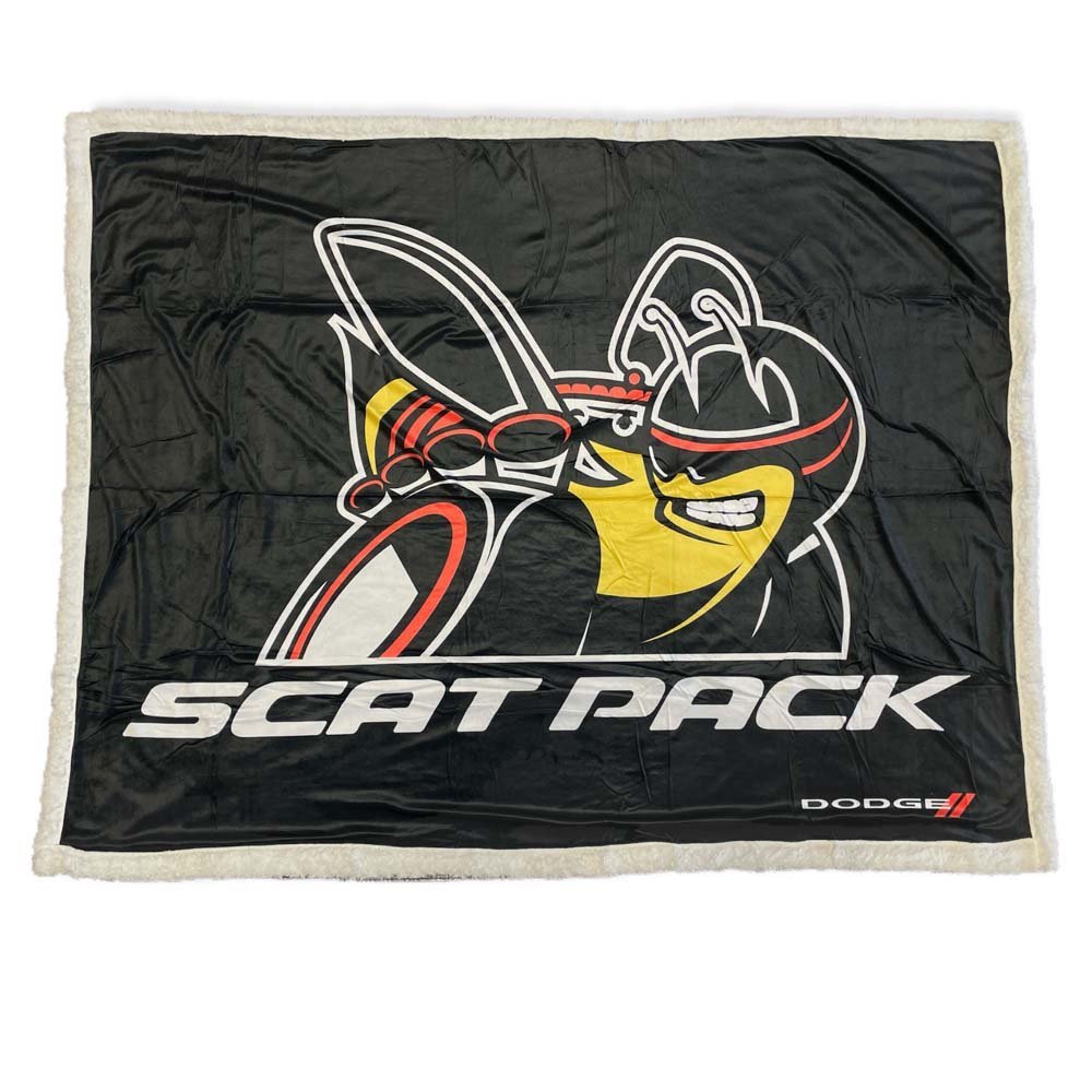 Dodge Scat Pack Sherpa Blanket - Speedlogix