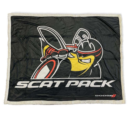 Dodge Scat Pack Sherpa Blanket - Speedlogix