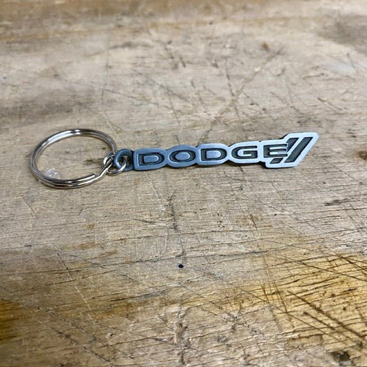 Dodge// Silver Keychain - Speedlogix