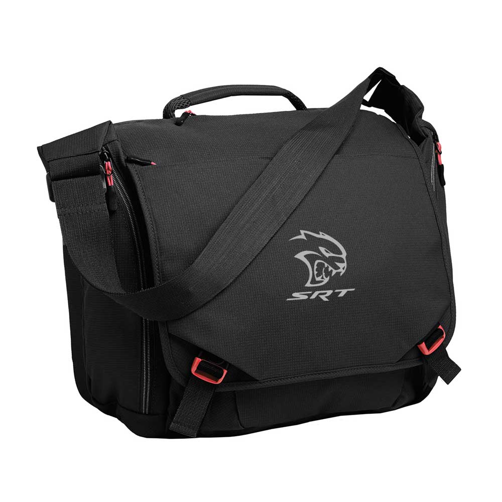 Dodge SRT Hellcat Messenger Bag - Black/Red - Speedlogix