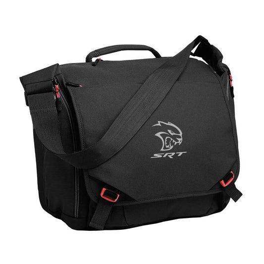 Dodge SRT Hellcat Messenger Bag - Black/Red - Speedlogix