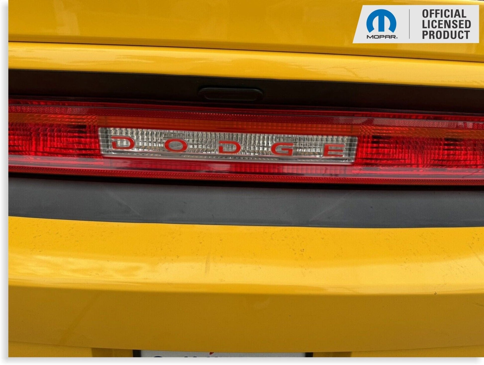 DODGE Trunk Lettering Emblem Overlay Decal - 2008 - 2014 Challenger - Speedlogix