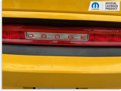 DODGE Trunk Lettering Emblem Overlay Decal - 2008 - 2014 Challenger - Speedlogix