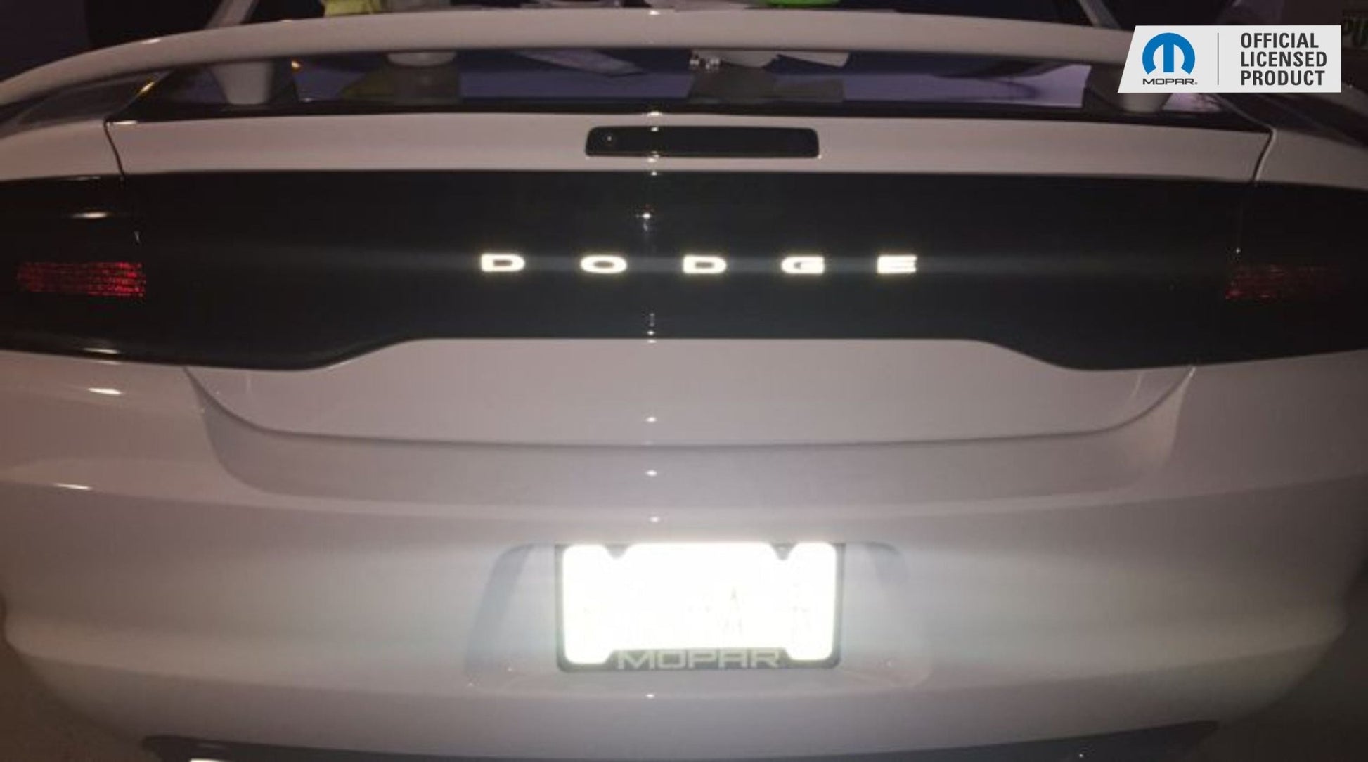 DODGE Trunk Lettering Emblem Overlay Decal - 2011 - 2023 Charger - Speedlogix