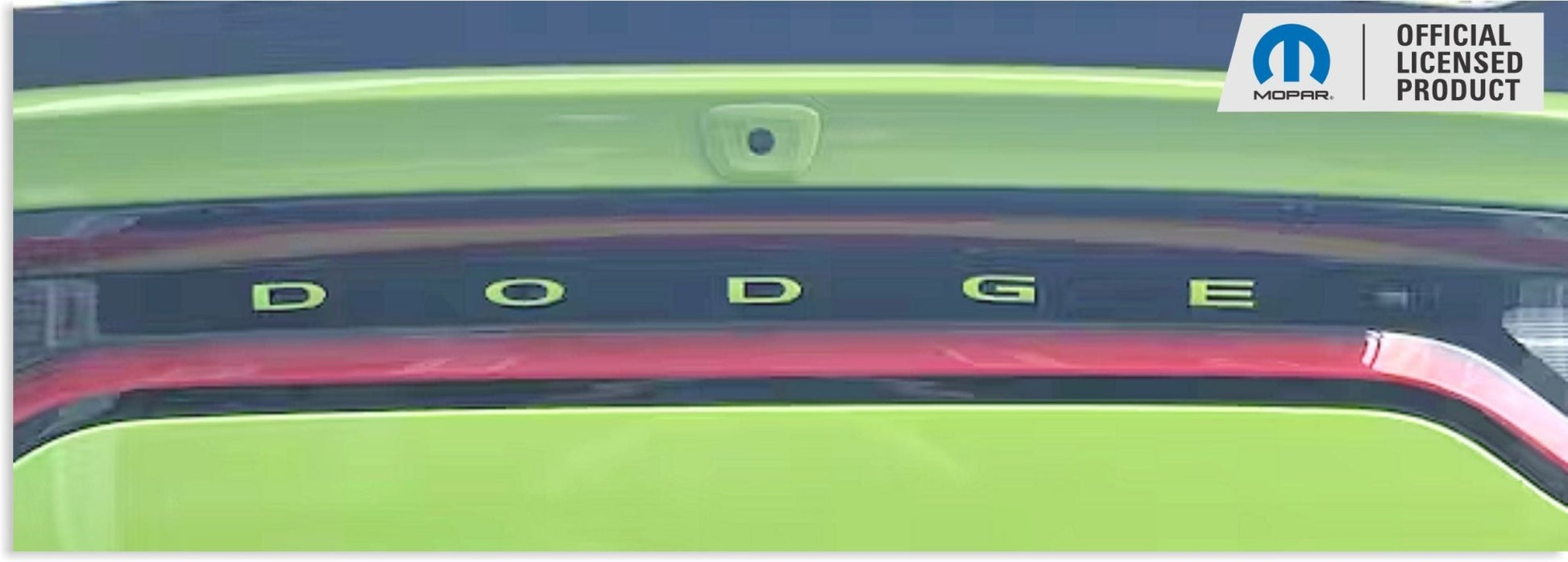DODGE Trunk Lettering Emblem Overlay Decal - 2011 - 2023 Charger - Speedlogix
