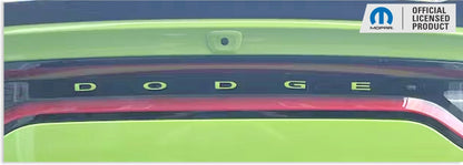 DODGE Trunk Lettering Emblem Overlay Decal - 2011 - 2023 Charger - Speedlogix