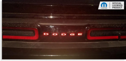 DODGE Trunk Lettering Emblem Overlay Decal - 2015 - 2023 Challenger - Speedlogix