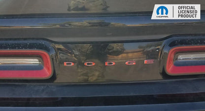 DODGE Trunk Lettering Emblem Overlay Decal - 2015 - 2023 Challenger - Speedlogix