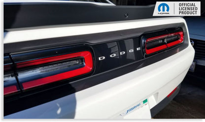 DODGE Trunk Lettering Emblem Overlay Decal - 2015 - 2023 Challenger - Speedlogix