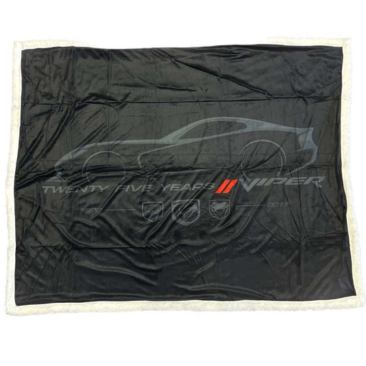 Dodge Viper 25 Years Sherpa Blanket - Speedlogix