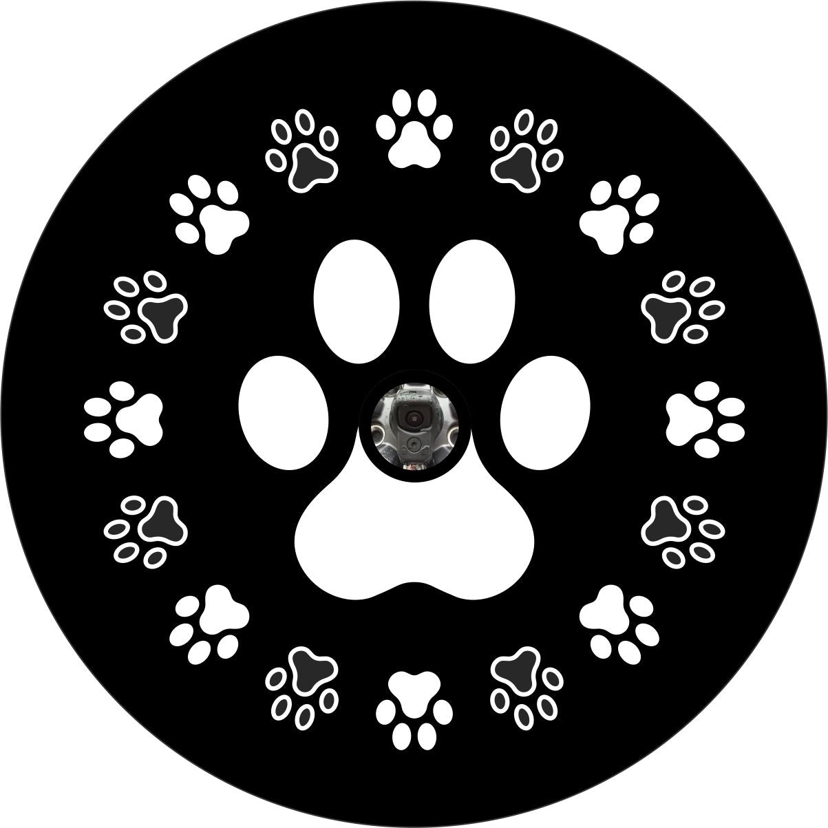 Dog Paws Around Dog Paw Bronco Spare Tire Cover - Speedlogix