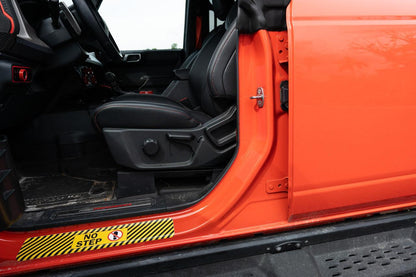 Door Jamb Sticker Cover Up Kit (Printed Series) - 2021 - 2023 Bronco - Speedlogix