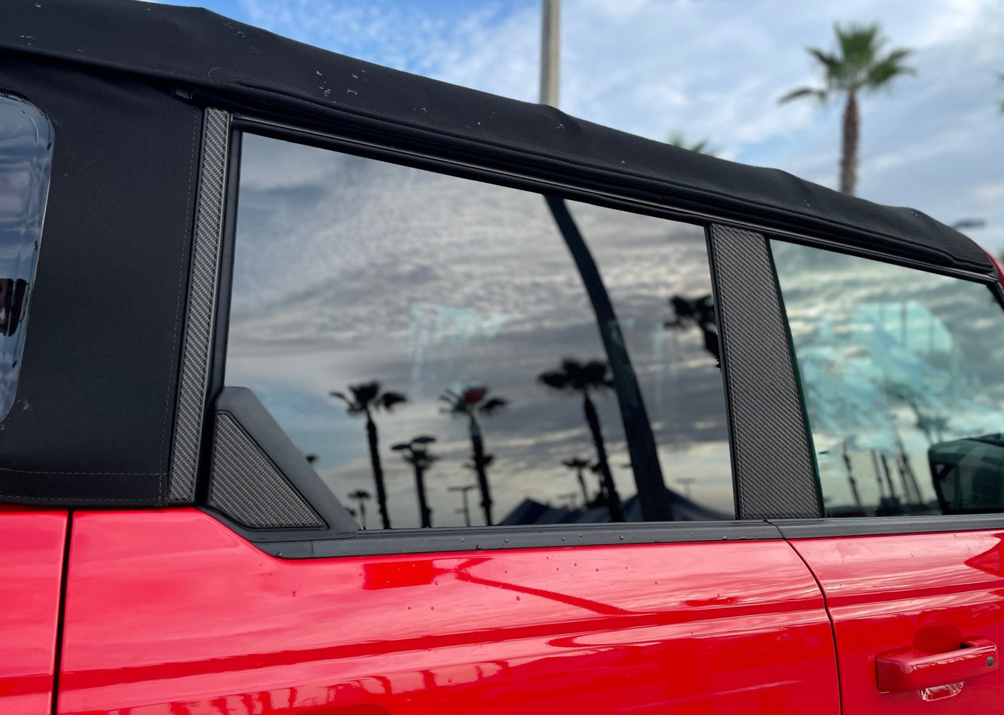 Door Pillar Accent Overlays Fits 2021 - 2026 Ford Bronco - Speedlogix
