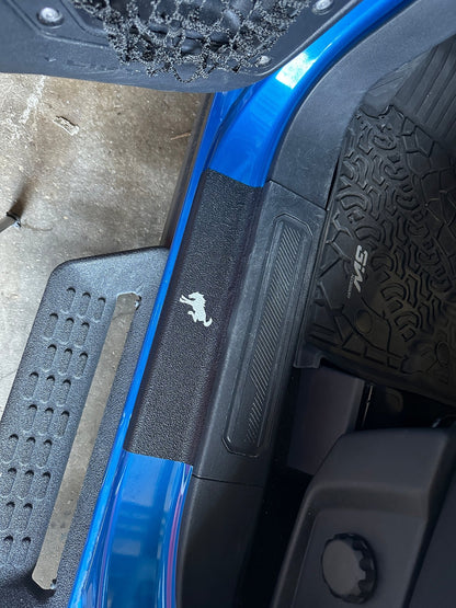 Door Sill Protection Overlays Fits 2021 - 2026 Ford Bronco - Speedlogix