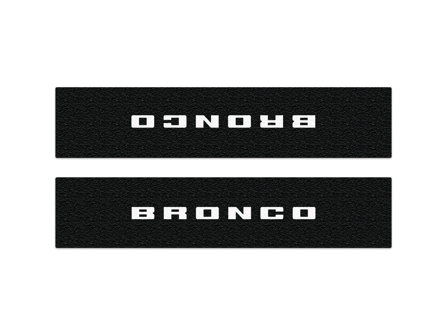 Door Sill Protection Overlays Fits 2021 - 2026 Ford Bronco - Speedlogix
